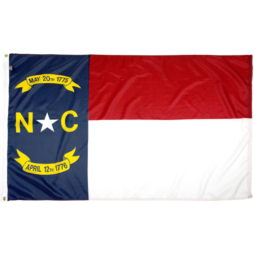 Bandera Estatal Flag,Carolina del Norte, 3' x 5'